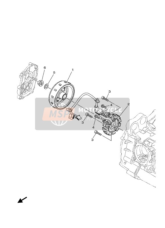 Yamaha NMAX 125 2020 Generatore per un 2020 Yamaha NMAX 125